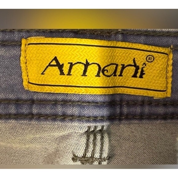 Y2K Light Denim Shorts Stretch Women's Size W31 - Picture 4 of 4